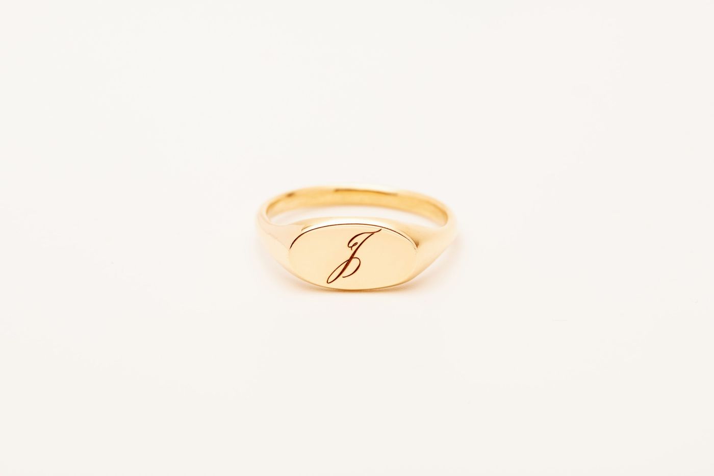 Initial Signet Ring