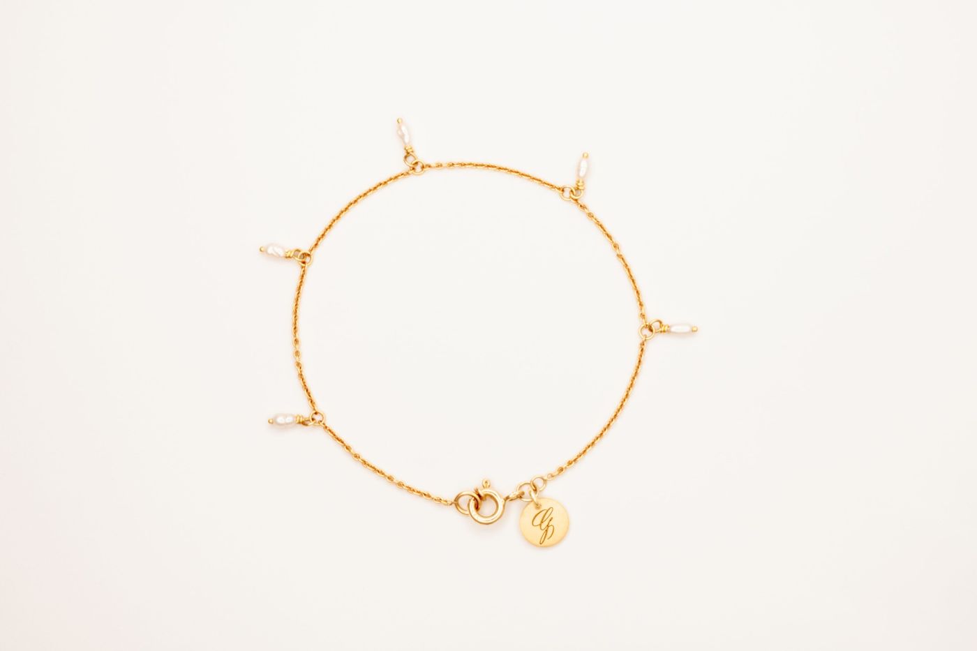 Pearl Charm Bracelet